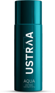 उस्तरा Aqua Deodorant | Refreshing Aquatic Fragrance | Keeps Odour in Check  -  पुरुषों के लिए
