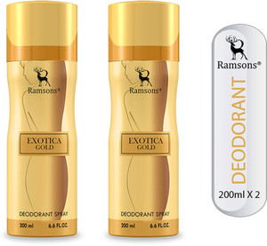 RAMSONS Exotica Gold Deodorant Spray 400ml - Image 4