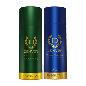 DENVER Hamilton & Pride Combo Deodorant Spray - For Men