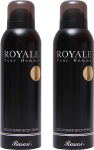 RASASI 2 Royale Men Deodorant Spray  -  For Men