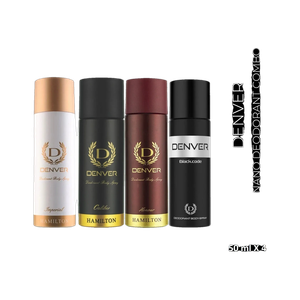 Denver Black Code Nano Deo Set of 4 Pack of 4 - Image 6
