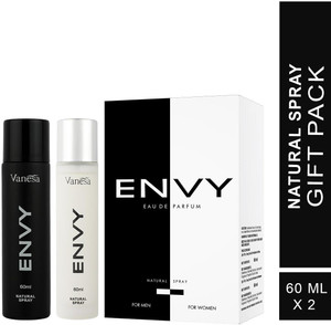 एनवी Natural Spray Gift Pack 60 Ml each Perfume  -  120 ml