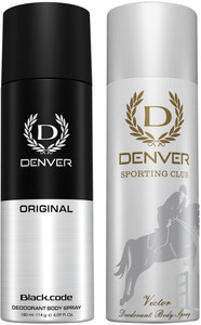 DENVER Original Black.code and Victor Body Spray - For Men - Image 6