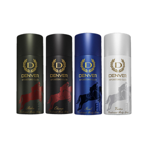 DENVER Sporting Club 4-Pack Body Spray - For Men - Image 6