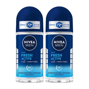 NIVEA Fresh Active Deodorant Roll-on 50ml - Image 6