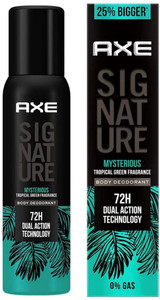 AXE Signature Mysterious No Gas Body Deodorant For Men Pack of 1 Deodorant Spray  -  For Men