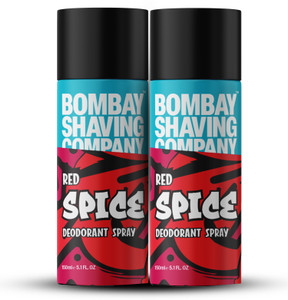 BOMBAY SHAVING COMPANY Red Spice 150ml x 2 Combo Deodorant Spray  -  For Men