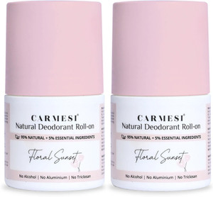 Carmesi Natural Deodorant Roll-on for Women | Floral Sunset Deodorant Roll-on  -  For Women