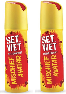 SET WET Mischief avatar Deodorant Spray - For Men & Women at ₹244 (54% Off) – Flipkart