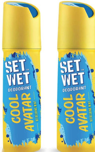 SET WET Cool Avatar Deodorant Body Pack of 2 · 150 ml (300 ml total) - Image 2