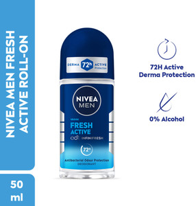 Nivea Men Fresh Active Antibacterial 72h Deodorant Roll-on - Image 6