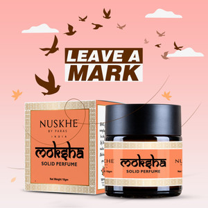 Nuskhe By Paras Moksha Solid Perfume Floral, Night Blossom Fresh,  Cologne Musk, Amber Deodorant Cream For Men Women Price in India, 
