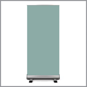 BPDESIGNSOLUTION 1 Compartments metal 2.5x6 feet Metal Rollup standee For Advertising, Exhibition.