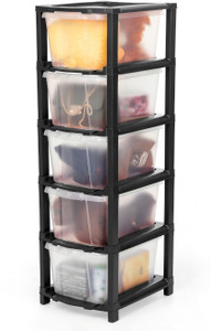 Khunt Enterprise Plastic Free Standing Chest of Drawers