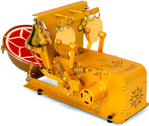WAYOFT God-Mantras Shankh Mayur Automatic Electric Mini Aarti Machine - Image 6