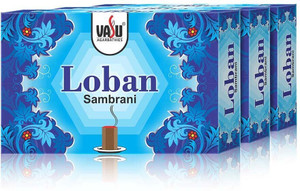 Cycle Vasu Loban Sambrani for Daily Puja - (70 Nos per Pack) Guggul Dhoop