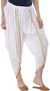 Vriaane Vriaane EMBROIDERED Women Patiala Ethnic Dhoti Self Design Women Dhoti