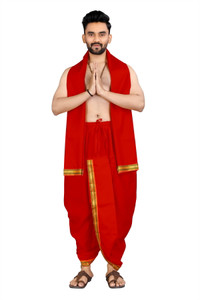 click n buy Solid Men Dhoti