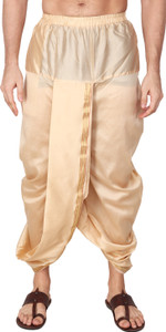 RAMESHWARAM FABRICS Readymade Dhoti Pant with Dupatta , Pocket Dhoti , Suitable with Kurta Men Dhoti