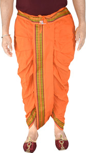TUNI MANI Readymade Dhoti Pant with Pocket, Drawstring waist, Adjustable size (28"-46") Solid Men Dhoti