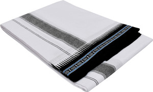RETRO Fancy Border 2.00x1.28 Meter Solid Men Dhoti