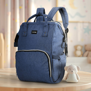 LuvLap Lily Diaper bag for mom & baby, Multfunctional & Watterproof with Changing Mat Diaper Bag