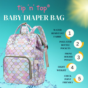 Tip 'n' Top Baby Diaper Bag backpack Mother traveling Bag Diaper Organiser Kids Bag Premium Stylish Diaper backpack