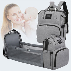 ComfyStyle Foldable 900D Diaper Bag/Backpack, Folding Washable, Large Capacity, Waterproof Diaper Bag