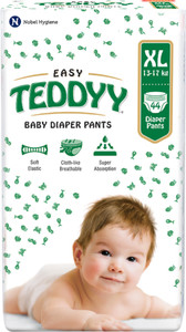 TEDDYY Easy Diaper Pants with Rash Protection and 3x Faster absorption Technology - XL