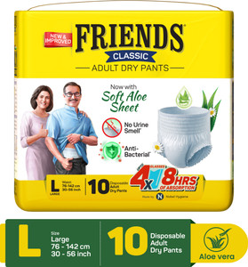 FRIENDS Classic Diaper Pull Ups Pants Adult Diapers - L - Buy 10 ...