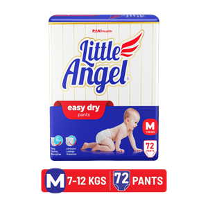 Little Angel Easy Dry Pant Diapers - M, 72 Pieces - Image 6