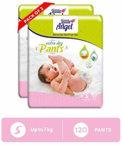 Little Angel Baby Diaper Pants (2 x60 Pcs) - S