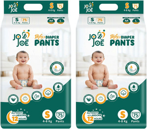 Jo & Joe Baby Diaper Pants, 12hrs Absorption, Small, Pack of 2 8 kg - Image 6