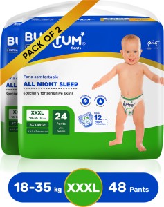 BUMTUM Baby Diaper Pants Double Layer Leakage Protection High Absorb Technology - XXXL