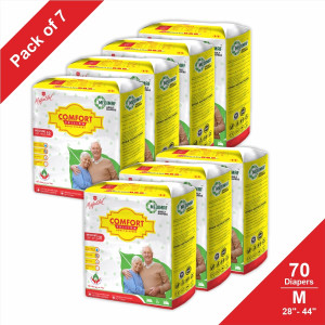 MEDIMAF by MAFATLAL Adult Diaper Medium Pack of 7 Adult Diapers - M ...