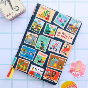 Doodle Soft Foam Padded Undated A5 Notebook Ruled 160 Pages