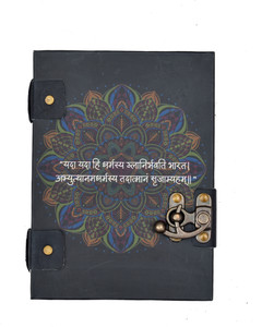 CRAFT CLUB Shrimad Bhagvad Geeta Shalok Printed A5 Journal A5 Diary unrulled 200 Pages
