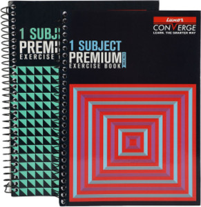 LUXOR Premium Exercise Notebook Regular Notebook Ruled 180 Pages