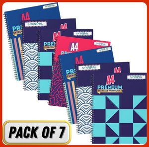 Puvi A4 Notebook 200 Pages Plain - Image 6