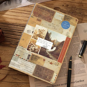 Villy Vintage Dreams Timeless Vintage Hardcover Notebook | A5 Size (142×212mm) A5 Journal Ruled 188 Pages