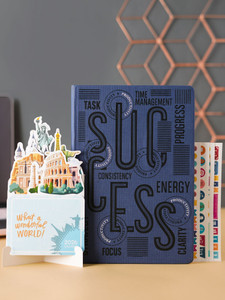 Doodle A5 Planner Ruled 288 Pages Blue - Image 6