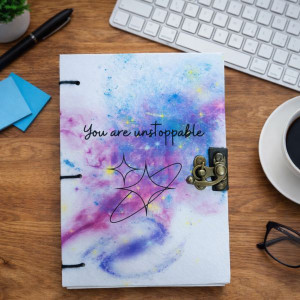 Design Dimension Printed Diary With Lock Perfect For Writing, Sketching, Traveling Our Gifting A5 Diary Unruled 200 Pages