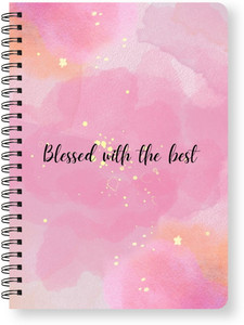 Sketchfab Spiral-Wiro Hard bound A5, Notebooks, For Writing Personal, Students (11834) A5 Diary Unruled 144 Pages