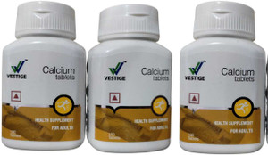 VESTlGE CALCIUM 100 TABLETS PACK OF 3 NOFLAVAR Tablet
