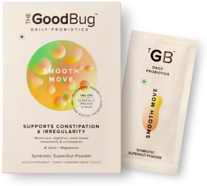 The Good Bug Smooth Move Probiotic For Constipation Relief Lemon Flavoured Powder