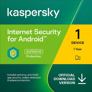 Kaspersky 1 PC 1 Year Mobile Security Compatible with Android (Email Delivery - No CD)