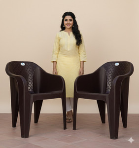 HOMIBOSS chairs for home, outdoor, garden, events, resturant Plastic Dining Chair