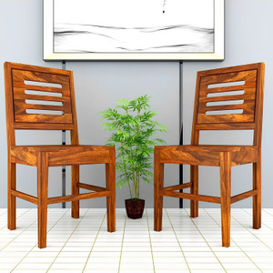 CLANECRAFT Solid Sheesham Wood Dining Chairs For Dining Room/ Study Room | Solid Wood Dining Chair