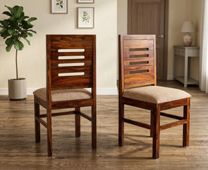 HDWOOD Solid Sheesham Wood Set Of 2 Dining/ Study Chair For Dining/ Study Room/ Office. Solid Wood Dining Chair