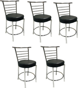 Goyal Steel & Furniture Industries Elegance and Comfort dining chair for home office hotel with extra ring Metal Dining Chair